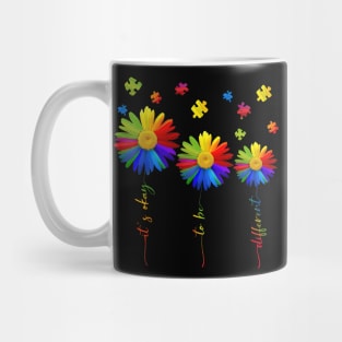 Daisy It's Ok To Be Different Autism Awareness Mug